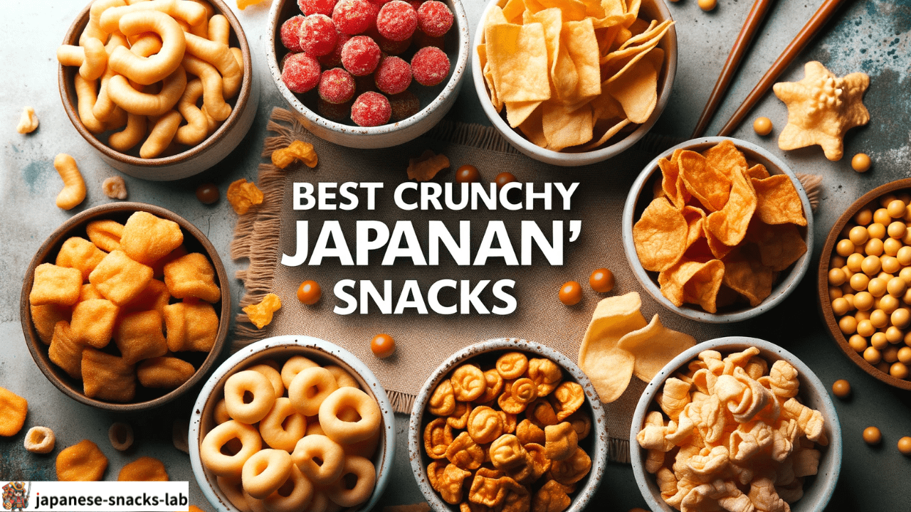 crunchy japanese snacks