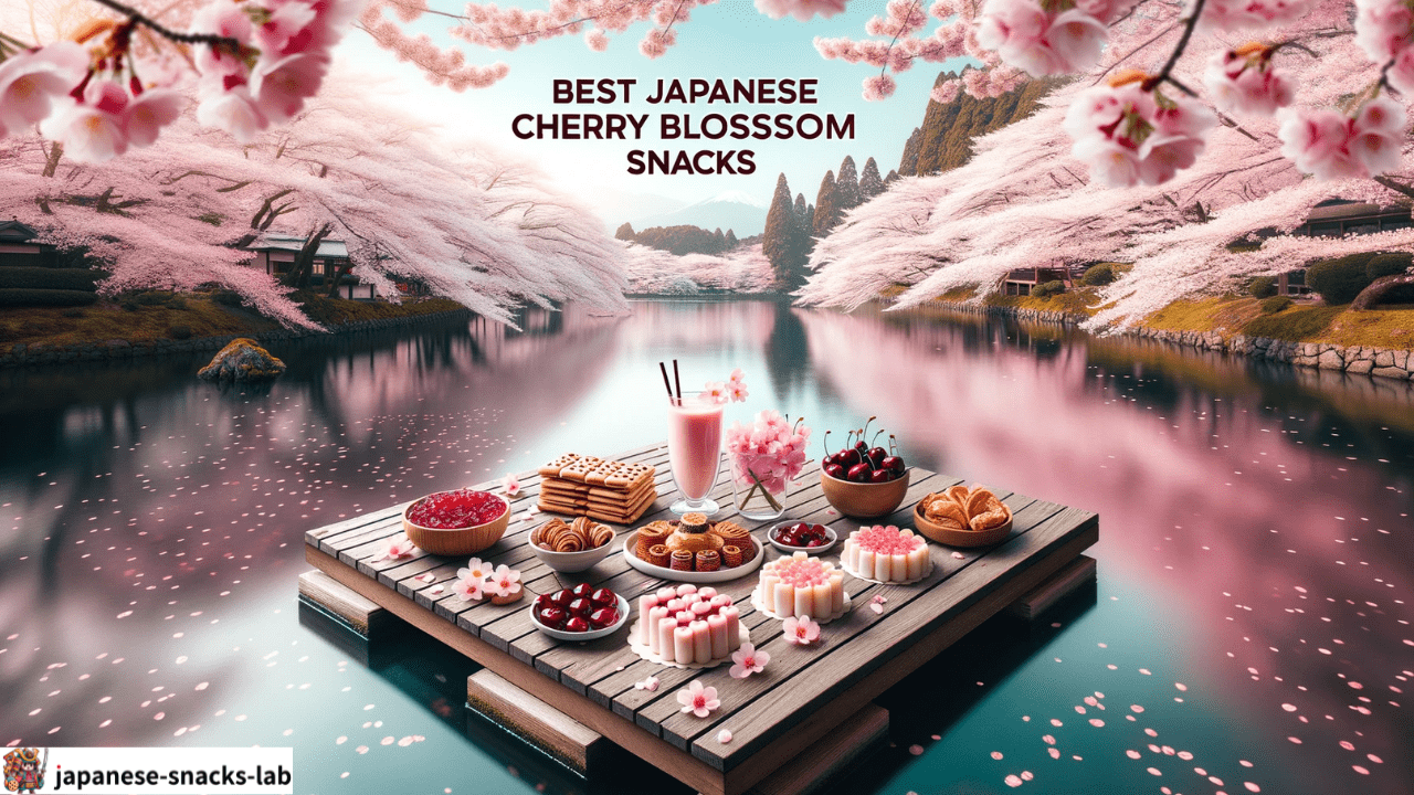 japanese cherry blossom snacks