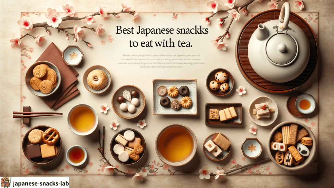 best japanese snacks to eat with tea